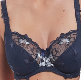 Fantasie Leona Full Cup Side Support Bra Navy